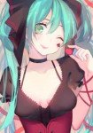 yande.re 463288 cleavage hatsunemiku slyvia tattoo vocaloid.jpg