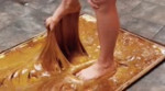 Mandy Barefoot in Large Glue Trap.mp4