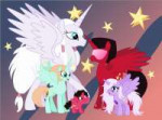 Steven and the crew - alicorns.png