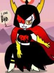 Heka cosplaying Lord Dominator.png