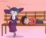 Eclipsa and sad Marco on a bench1.png