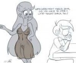 Moon in nightgown is standing near Marco.png