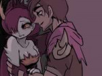 Heka and Marco are hugging cutely.png