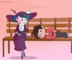 Eclipsa and sad Marco on a bench1.png