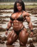 00573-2516857753-realistic shadows, masterpiece, highest quality,  dynamic light, 8k, ((noon)), (((muscular bodybuilder female bogged down in swa-gigapixel-art-scale-135x.png