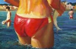 Boy in Red Bathing Slip 1997