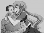 Аниме обнимает Сталина