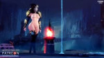 3D Animation Big Ass Fantasy Pole Dance Porn GIF by chikipik.mp4