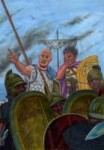 Battle of Alexandria Caesar left behind his purple cloak wh[...].jpg