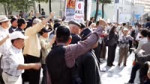 Korean racism demonstration.webm