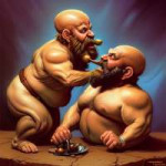 1884553069apairofdrunkendwarvespullingeachothersbeardswhilefeastinganddrinkingbyBorisVallejoTimHildebrandtWayneBarloweBrucePenningtondonatogiancolalarryelmoreoiloncanvasmaste.png