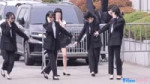 230512 Eunchae bodyguards by LE SSERAFIM before Music Bank - Spinel CAM.webm