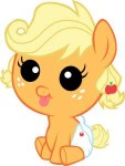 babyapplejackvectorbysuperelectrogirl98-d5ot8um.png