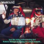 Rubens Barrichellos son  drive the sport car.mp4