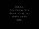 ББПЕ Female Soldier Boxes Infantry Marine in Iraq.mp41.webm