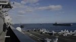 B-1 Bombers Fly Over Pacific Aircraft Carriers.mp4