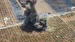 Idlib Video shows HTS SVBIED attack against regime position[...].mp4