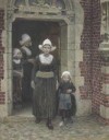 GeorgeClausen-Comingoutofchurch,Vollendam,ZuiderZee.jpg