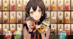 Konachan.com - 293011 blackhair close drink halloween orang[...].jpg