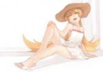Konachan.com - 166557 bakemonogatari blondehair dafei dress[...].jpg