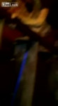 собака напала на хозяина.webm