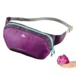 QUECHUA Ultra-Compact Travel Bumbag - Purple.jpg