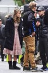 Melissa Benoist on scene