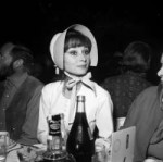 Audrey and Mel at the Moulin Rouge nightclub in Paris, 1962.jpg