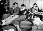 Dean Martin, Audrey Hepburn and Jerry Lewis, 1953.jpg