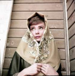 Audrey on the set of War and Peace in Rome, Italy, 1955.jpg