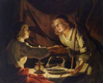 Esau selling his birthright to Jacob or The Lentil Stew.jpg