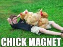 chick-magnet-guy-with-chickens