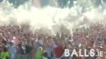 England fans when Perisic scored - - ENGCRO.mp4