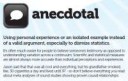 anecdotal