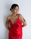Photo by Анастасия Муравьева on November 12, 2023. May be an image of 1 person, slip, sleepwear, sundress, dress and chemise..jpg