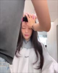 Hyomin hair work.webm