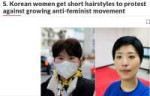 Korean women get short hairstyles to protest against growing anti-feminist movement.png