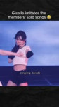 She imitated it very well 😂 #지젤 #에스파 #카리나 #닝닝 #윈터 #aespa #ningning #karina #giselle #winter - KaWinGiNing (1080p, h264).mp4