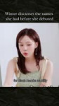 Names before “Winter”   🤔 #지젤 #에스파 #카리나 #닝닝 #윈터 #aespa #ningning #karina #giselle #winter.mp4