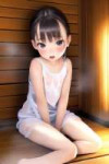 loli, child, {{realistic}}, indoor, sauna, wet s-2673515706.png