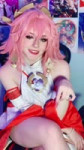 7114090415841676587 super late post oops but hbd yae 3 u guys get an old draft as celebration #yaemiko #yaemikocosplay #genshinimpact #genshinimpactcosplay.mp4