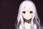 loli , child,  solo, white hair, red eyes {{by Agnes Cecile}}, {{{wallpaper}}}, k-on! s-2601084889.png