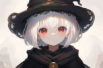 loli, {{child}}, 1girl, solo, red eyes, white hair, bob cut, dark souls iii, close-up s-3047056443.png