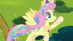 FluttershydressedasPrincessCelestiaS4E21.png