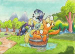 rarityapplejacktraditionalartmagicfaicwetmanewetbathbrush.png