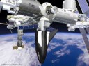 sncs dream chaser spacecraft and cargo module attached to t[...]