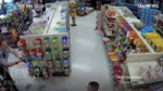 Woman falls through the ceiling in convenience store (Metal[...].mp4