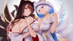 Konachan.com - 272050 2girls azurlane blueeyes breasts brow[...].jpg