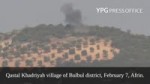 Turkish tank destroyed by #YPG in #Afrins Bulbul district.mp4